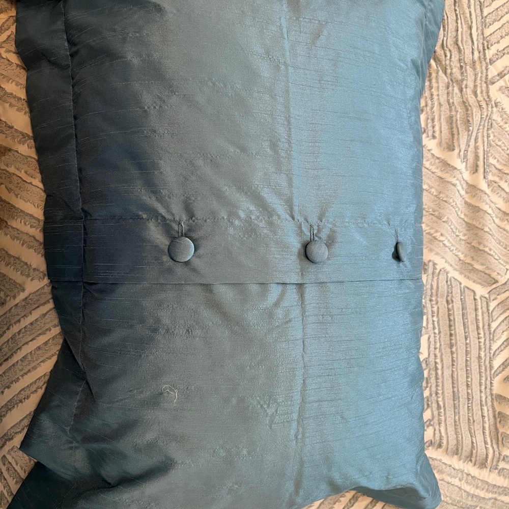 Full Queen Duvet and Shams Sandy Wilson. Used on guest bed only!! - Picture 9 of 14
